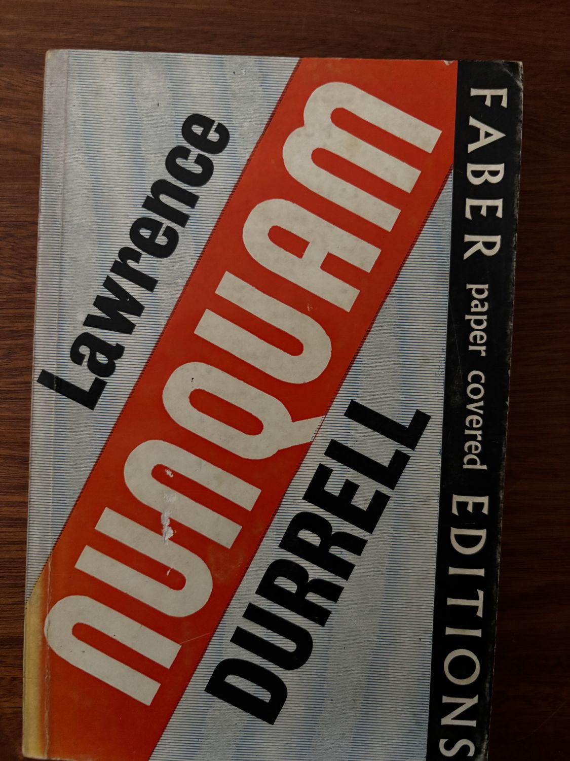 Nunquam — Lawrence Durrell (Faber paper covered editions)