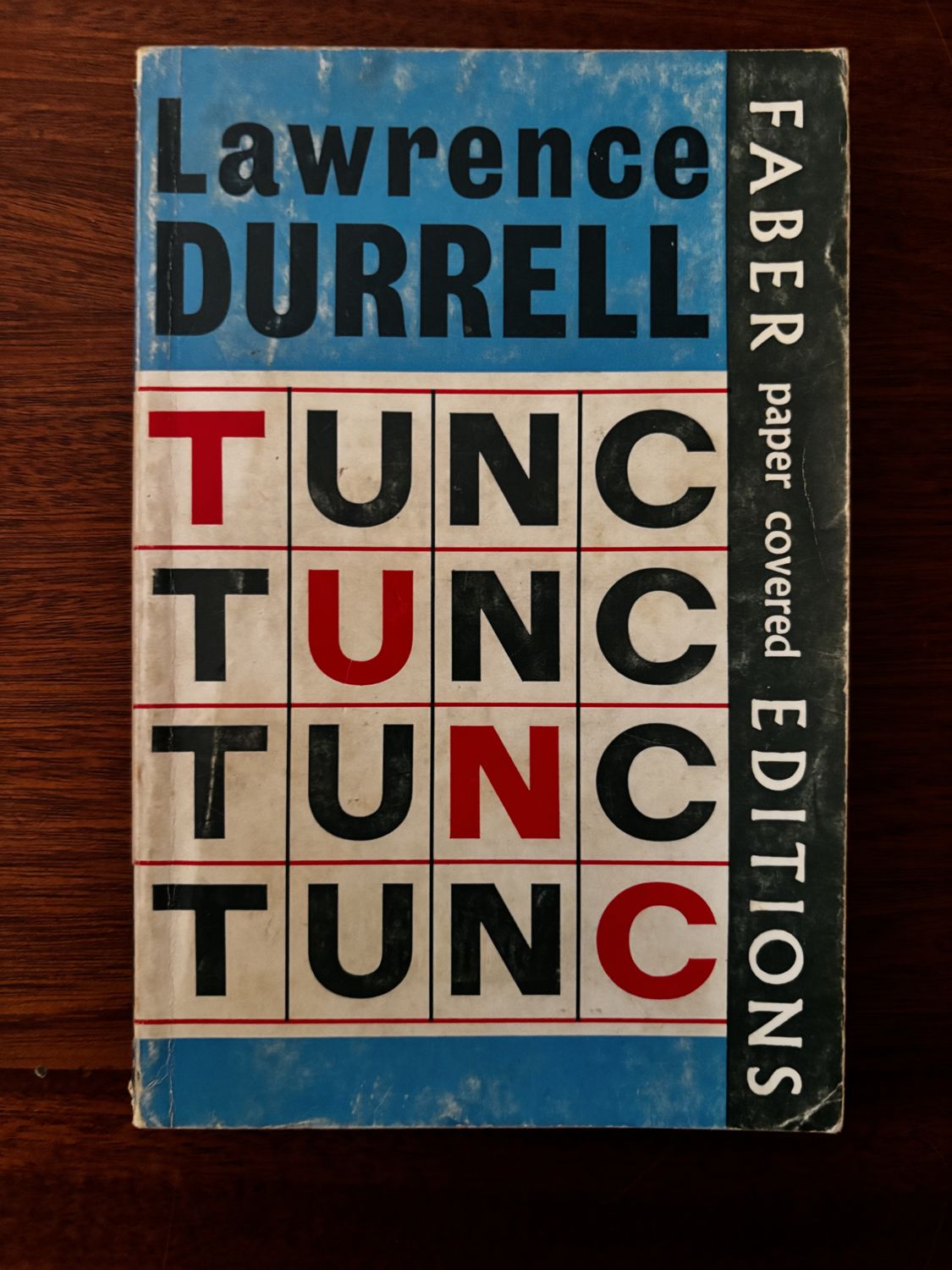 Tunc — Lawrence Durrell (Faber paper covered editions)