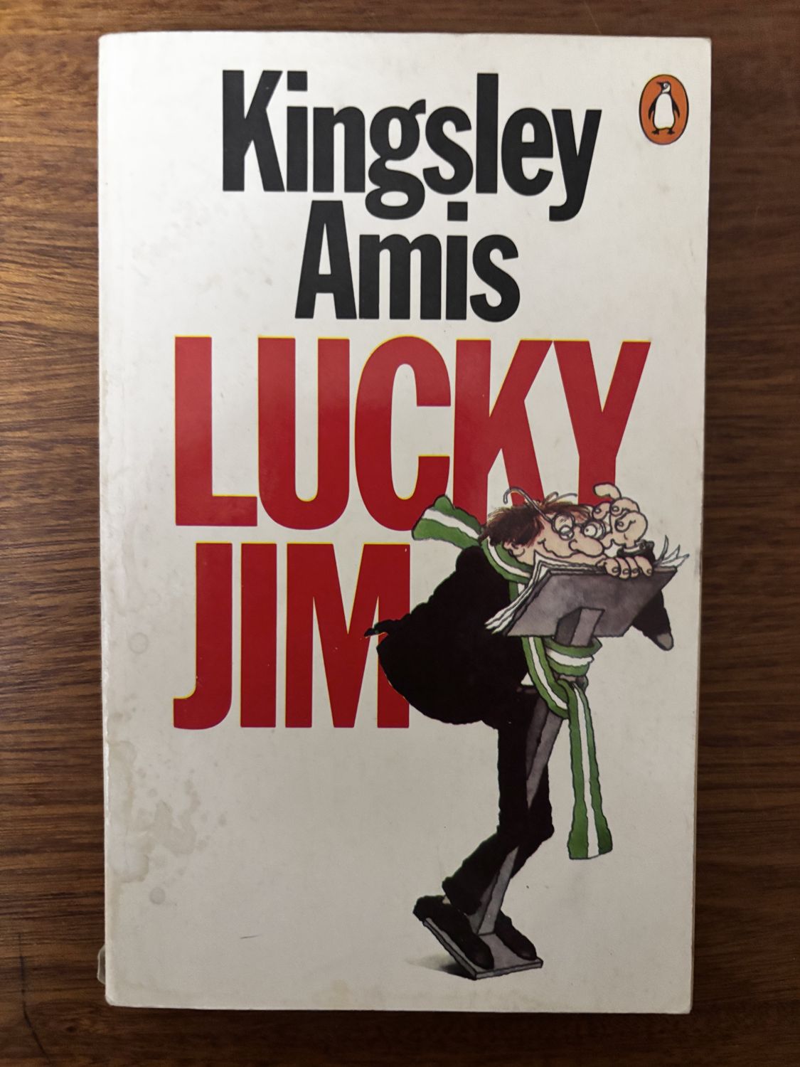 Lucky Jim — Kingsley Amis (Penguin, red-title cover)