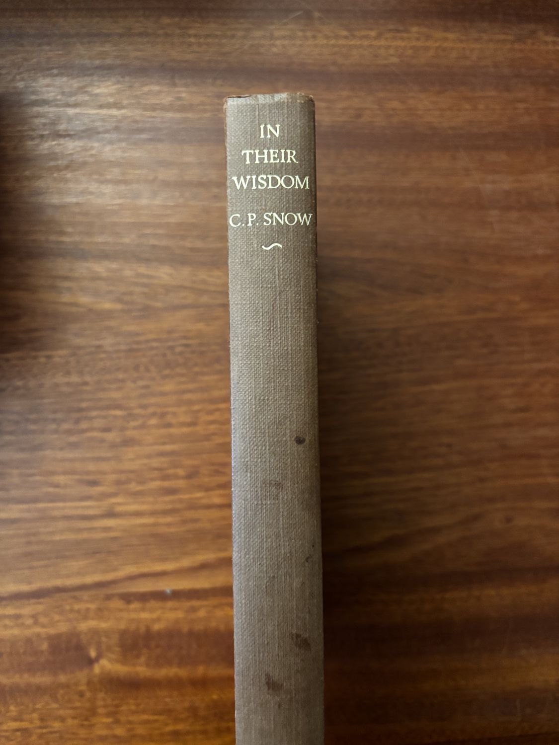 In Their Wisdom — C. P. Snow